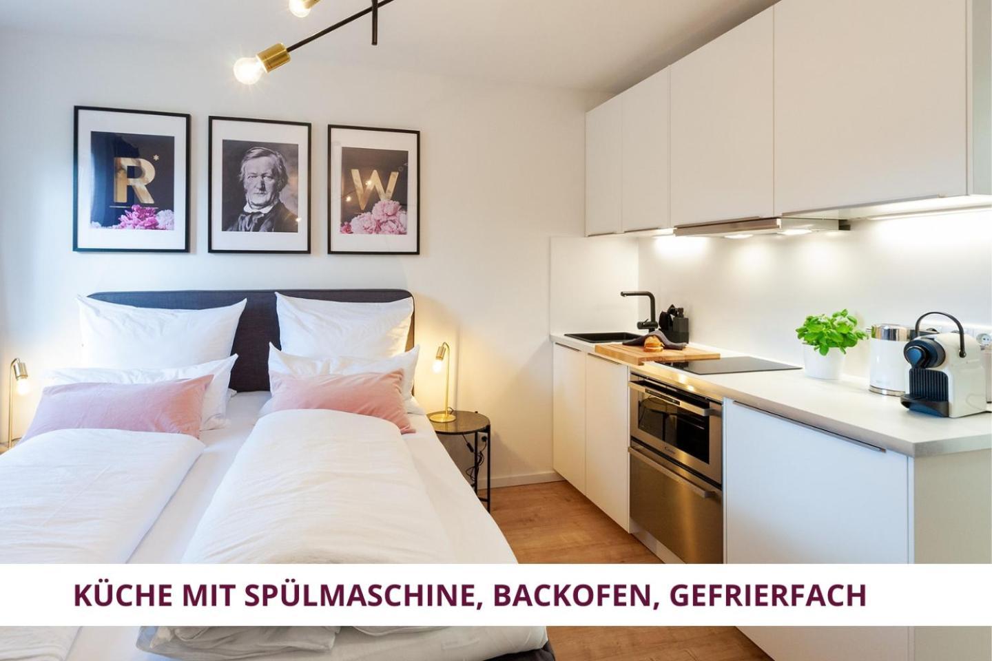 Apartment Wahnfried No3 - Citynah Wohnen Mit Kueche Und Duschbad, Parkplatz, 300M Zur Fussgaengerzone Bayreuth Exterior foto