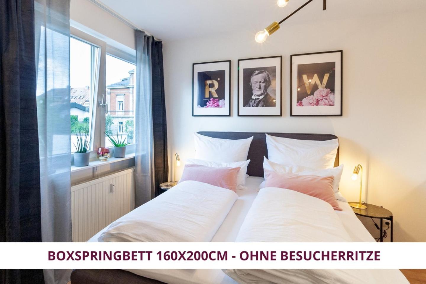 Apartment Wahnfried No3 - Citynah Wohnen Mit Kueche Und Duschbad, Parkplatz, 300M Zur Fussgaengerzone Bayreuth Exterior foto