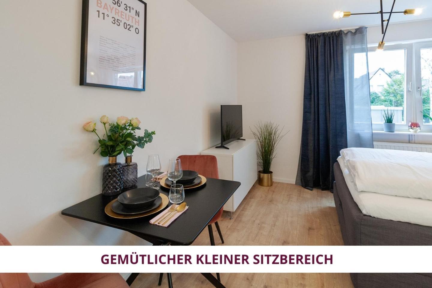 Apartment Wahnfried No3 - Citynah Wohnen Mit Kueche Und Duschbad, Parkplatz, 300M Zur Fussgaengerzone Bayreuth Exterior foto